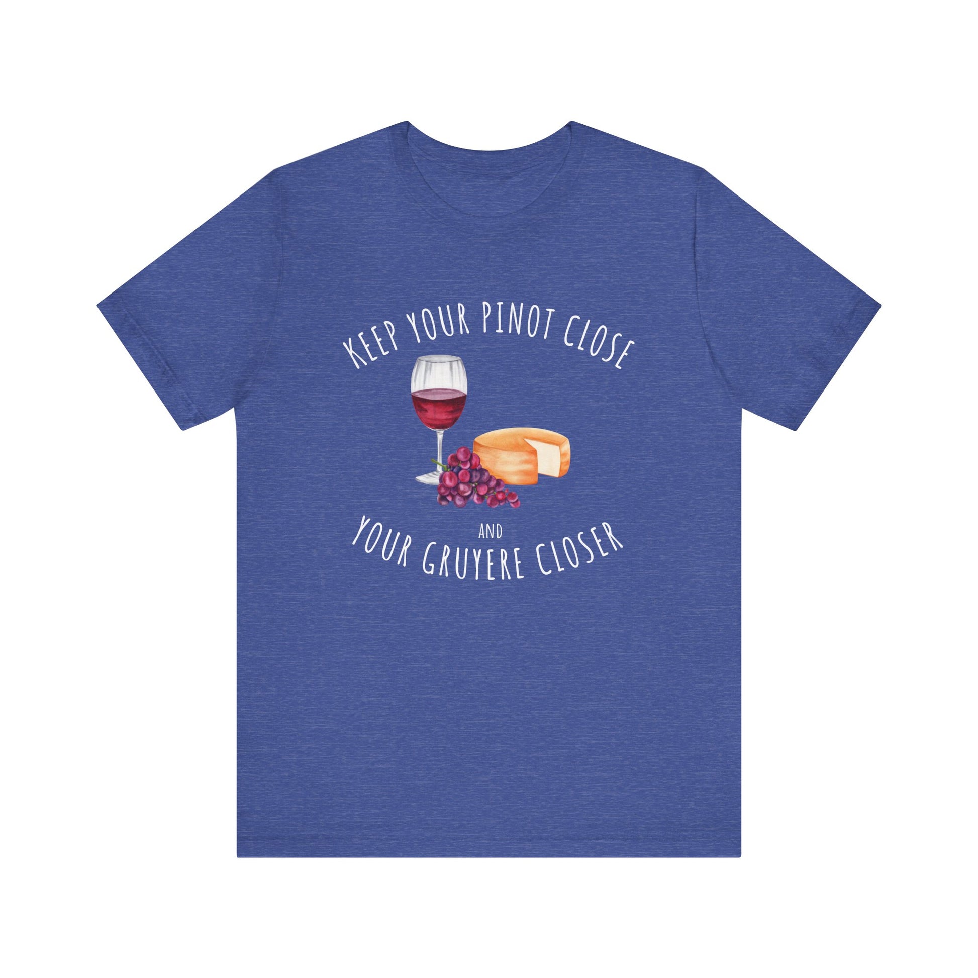 wine and cheese lovers t-shirt