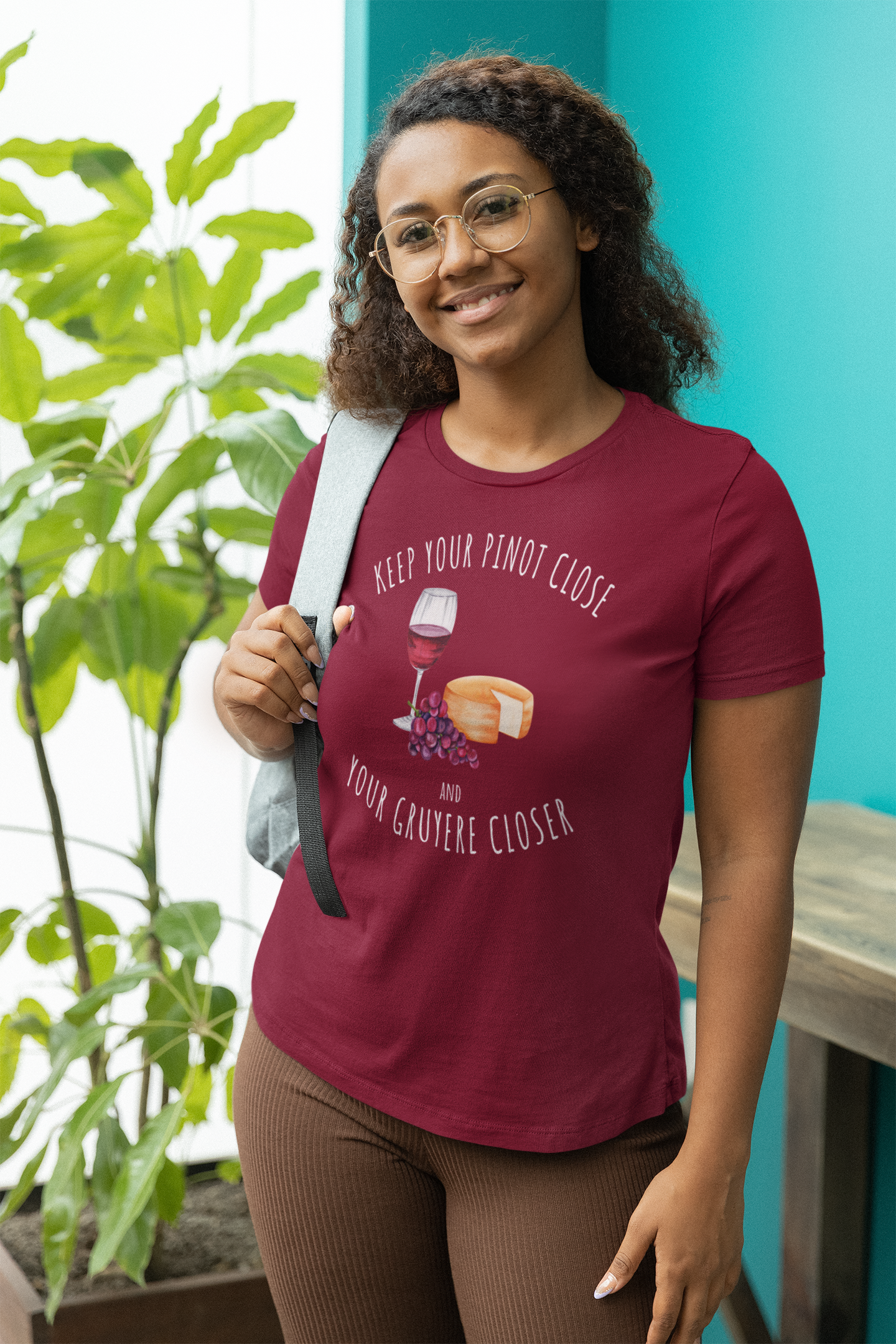 wine and cheese shirt